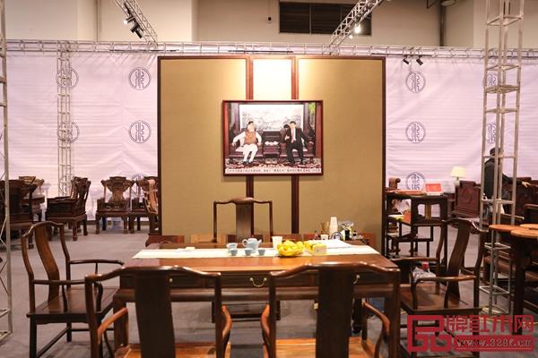 雅典紅木參展茶臺(tái)