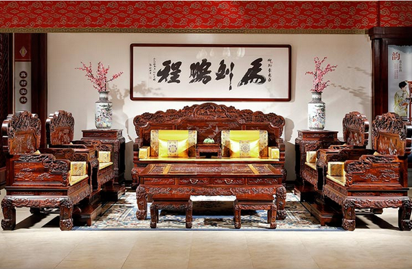 御乾堂紅木《檀雕松鶴沙發(fā)》 御乾堂紅木《檀雕松鶴沙發(fā)》