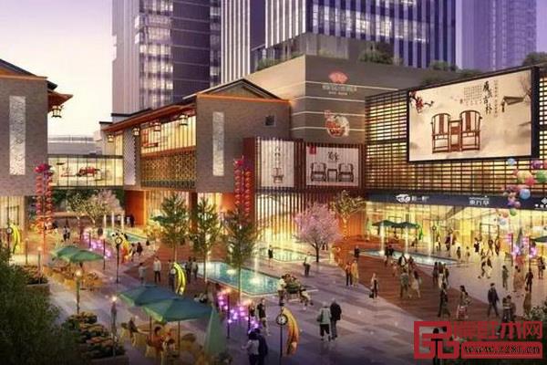  華南地區(qū)“大紅木”產(chǎn)業(yè)基地規(guī)劃效果圖