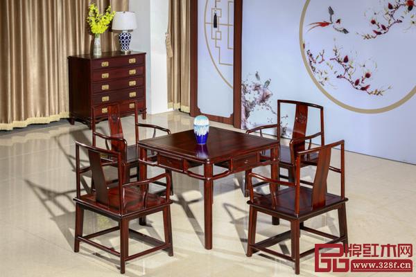 翰文紅木《明式小方桌》