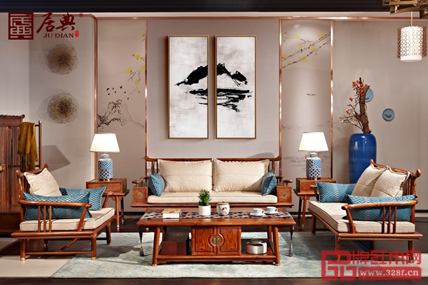 居典紅木新中式《圓融沙發(fā)》,詮釋現(xiàn)代時尚家居新理念 居典紅木新中式《圓融沙發(fā)》,詮釋現(xiàn)代時尚家居新理念