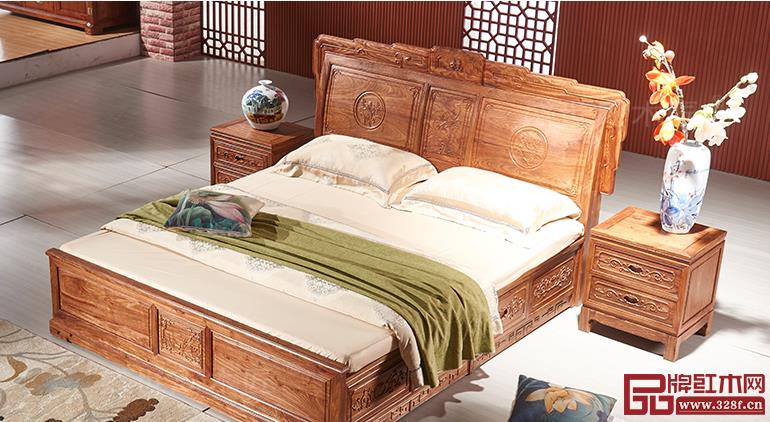 刺猬紫檀床 刺猬紫檀床