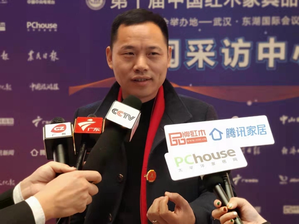 萬事紅董事長蔣國洪接受央視、騰訊等媒體采訪