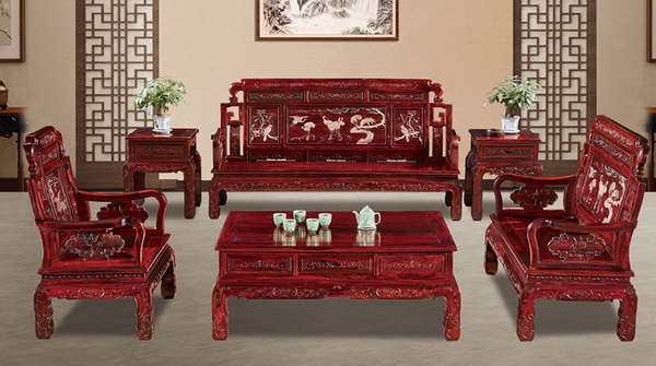 珍木坊《六鶴同春沙發(fā)6件套》 珍木坊《六鶴同春沙發(fā)6件套》
