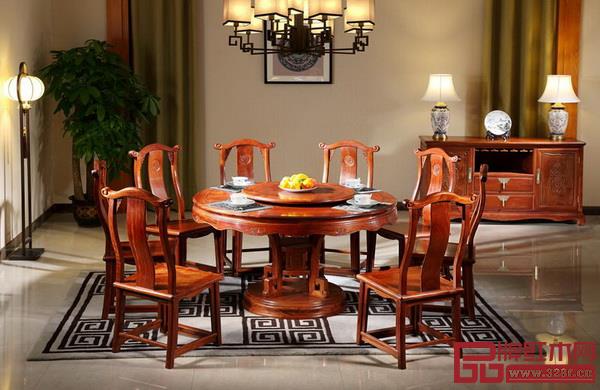  雅仕軒緬甸花梨“香頌”餐桌