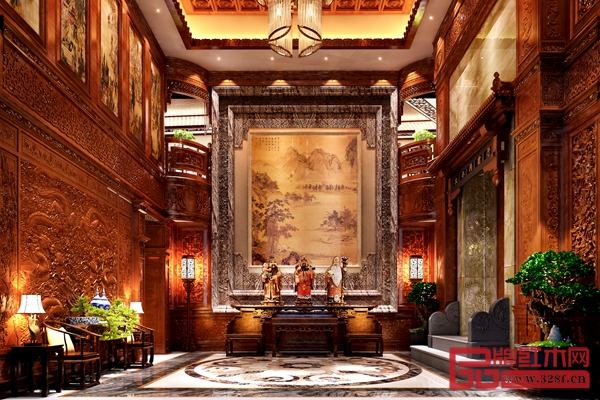 國(guó)方家居紅木整裝裝飾效果圖 國(guó)方家居紅木整裝裝飾效果圖