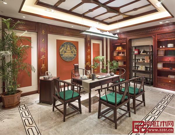 浙江省卓木王紅木家俱有限公司《雅致茶室空間》 浙江省卓木王紅木家俱有限公司《雅致茶室空間》