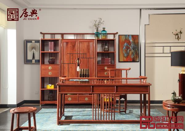 江門(mén)市居典紅木家具有限公司《圓融書(shū)房》 江門(mén)市居典紅木家具有限公司《圓融書(shū)房》