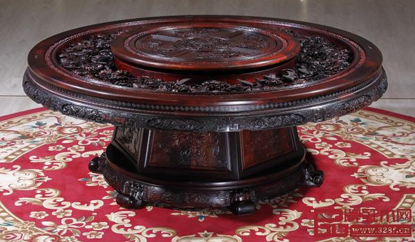 東陽(yáng)市御乾堂宮廷紅木家具有限公司《華堂富貴大圓臺(tái)》 東陽(yáng)市御乾堂宮廷紅木家具有限公司《華堂富貴大圓臺(tái)》
