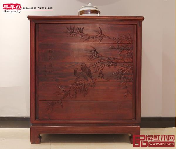 年年紅家具年年紅家具(國(guó)際)集團(tuán)《清雅五斗柜》 年年紅家具年年紅家具(國(guó)際)集團(tuán)《清雅五斗柜》