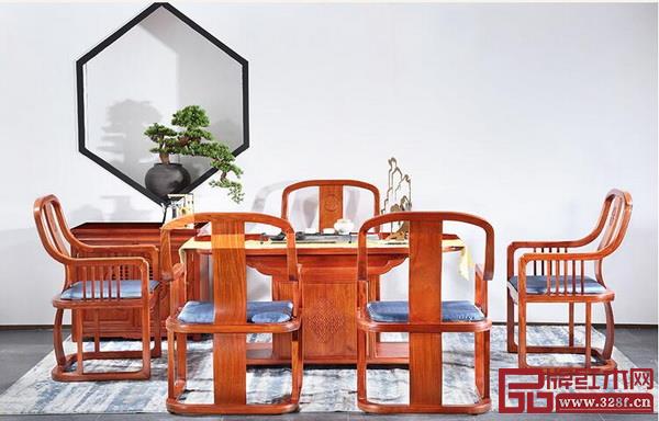 東陽(yáng)市中信紅木家具有限公司《前言·知音茶臺(tái)》 東陽(yáng)市中信紅木家具有限公司《前言·知音茶臺(tái)》