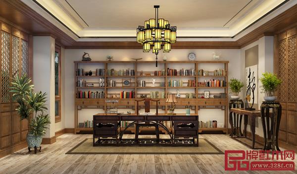 當(dāng)前中式成為家裝潮流，且人們?nèi)找孀⒅亟】档纳睿M(fèi)市場(chǎng)對(duì)紅木家具的需求存在很大的上升空間（卓木王/圖）