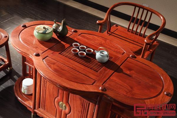 居典紅木圓融茶臺 居典紅木圓融茶臺