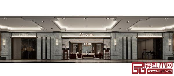 古森紅木“富居江山”展廳設(shè)計(jì)效果圖 古森紅木“富居江山”展廳設(shè)計(jì)效果圖