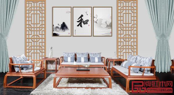 雙洋紅木——《云水謠沙發(fā)》