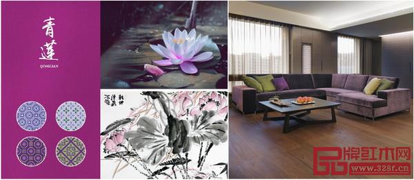 青蓮色彌漫著一種迷離而高雅的氣息 青蓮色彌漫著一種迷離而高雅的氣息