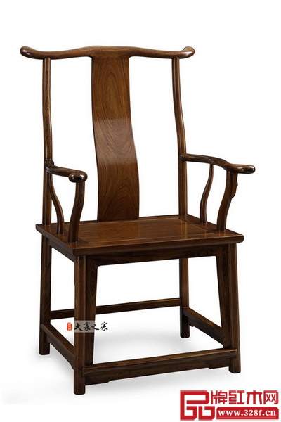 大家之家明式家具作品——海南黃花梨四出頭官帽椅 大家之家明式家具作品——海南黃花梨四出頭官帽椅