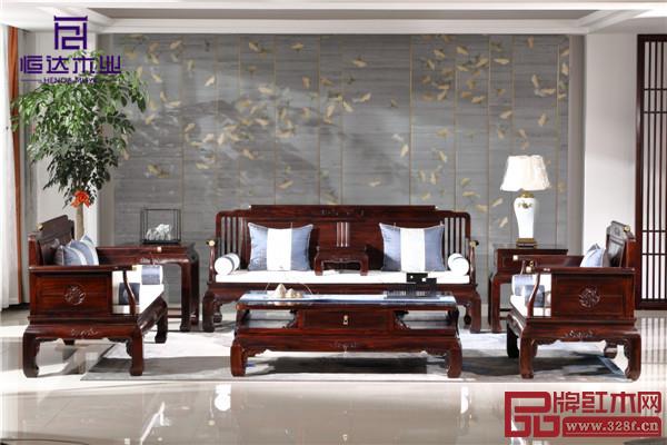 恒達木業(yè):闊葉黃檀品韻沙發(fā) 恒達木業(yè):闊葉黃檀品韻沙發(fā)