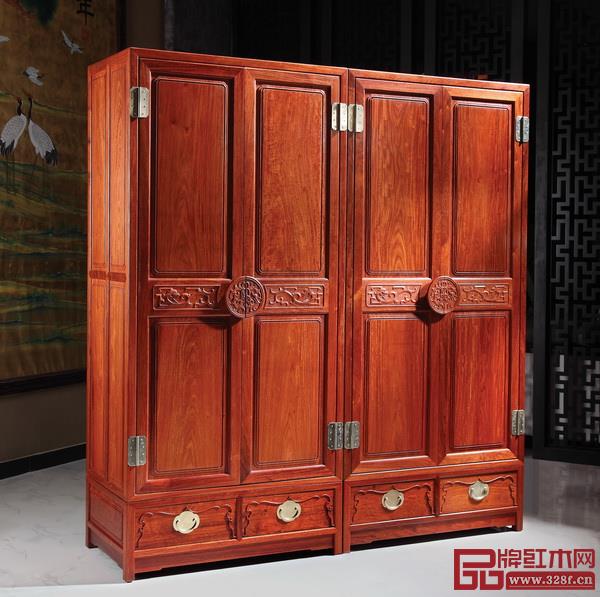 國(guó)壽紅木“東方丹云”衣柜 國(guó)壽紅木“東方丹云”衣柜