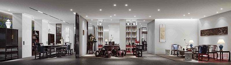 醉木苑紅木馬會家居新店去繁從簡,選用留白設(shè)計 醉木苑紅木馬會家居新店去繁從簡,選用留白設(shè)計