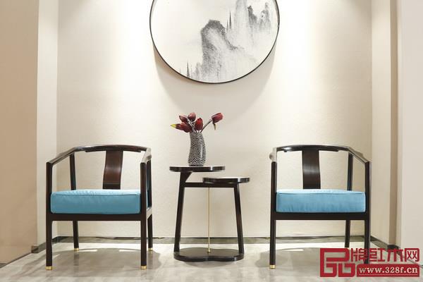 檀一《新中式系列休閑椅》 檀一《新中式系列休閑椅》