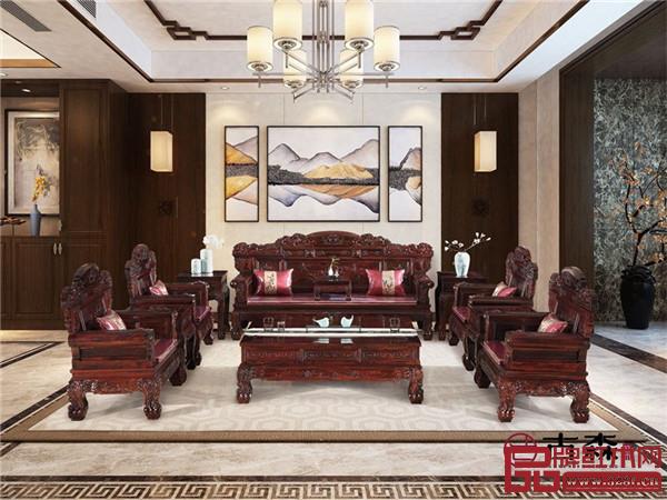 古森紅木闊葉黃檀金玉滿(mǎn)堂沙發(fā) 古森紅木闊葉黃檀金玉滿(mǎn)堂沙發(fā)