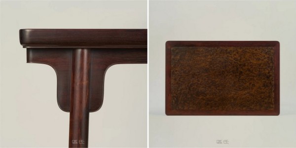 圓足夾頭榫酒桌 圓足夾頭榫酒桌