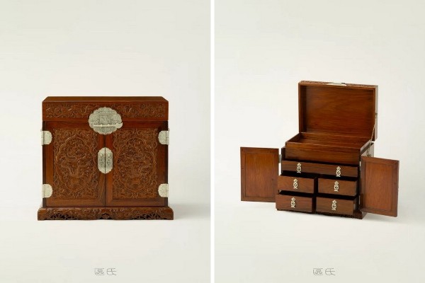 雕龍官皮箱 雕龍官皮箱