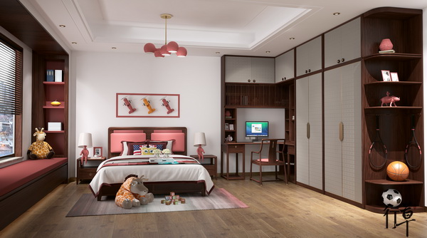 深圳漢堂行草《胡桃系列定制青少年房》 深圳漢堂行草《胡桃系列定制青少年房》