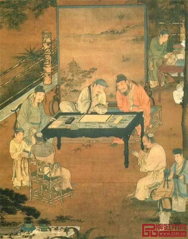 《十八學(xué)士圖》 《十八學(xué)士圖》