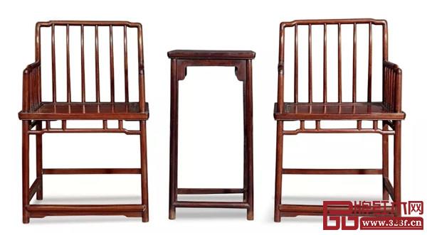 紅木直欞玫瑰椅 紅木直欞玫瑰椅