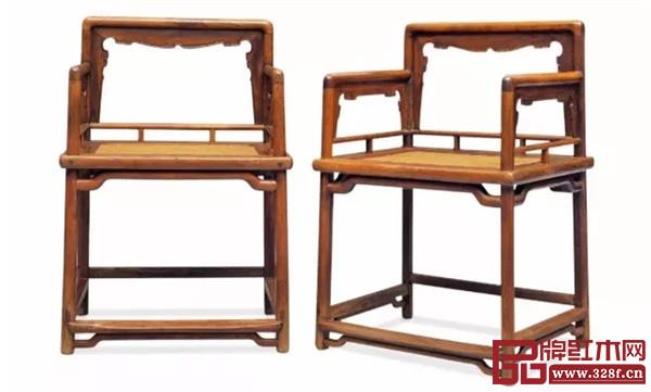 清早期 黃花梨玫瑰椅 清早期 黃花梨玫瑰椅