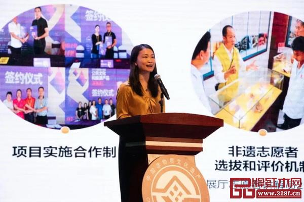 東莞市文化館館長、東莞市非遺保護中心主任黃曉麗 東莞市文化館館長、東莞市非遺保護中心主任黃曉麗