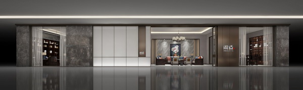  閑適紅木終端形象店