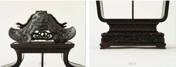 區(qū)氏家具 如意多寶架 小葉紫檀 長:33cm 寬:13cm 高:59cm A Zitan Ruyi Treasure rack 區(qū)氏家具 如意多寶架 小葉紫檀 長:33cm 寬:13cm 高:59cm A Zitan Ruyi Treasure rack