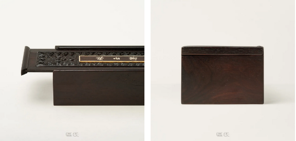 區(qū)氏家具 劍盒 小葉紫檀 長:65cm 寬:9.5cm 高:7cm A Zitan Sword box 區(qū)氏家具 劍盒 小葉紫檀 長:65cm 寬:9.5cm 高:7cm A Zitan Sword box