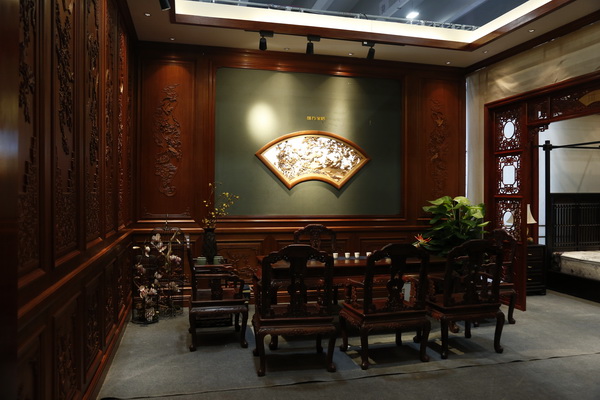 國(guó)方家居在建博會(huì)現(xiàn)場(chǎng)的3號(hào)茶空間 國(guó)方家居在建博會(huì)現(xiàn)場(chǎng)的3號(hào)茶空間