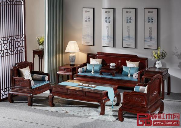 萬事紅微凹黃檀7件套沙發(fā) 萬事紅微凹黃檀7件套沙發(fā)