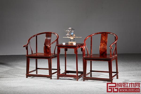 萬事紅微凹黃檀精品圈椅 萬事紅微凹黃檀精品圈椅