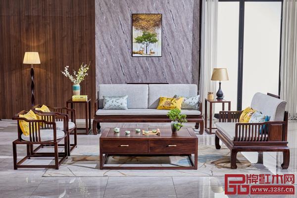 無(wú)名紅木原創(chuàng)專利產(chǎn)品——《夢(mèng)響五號(hào)沙發(fā)》