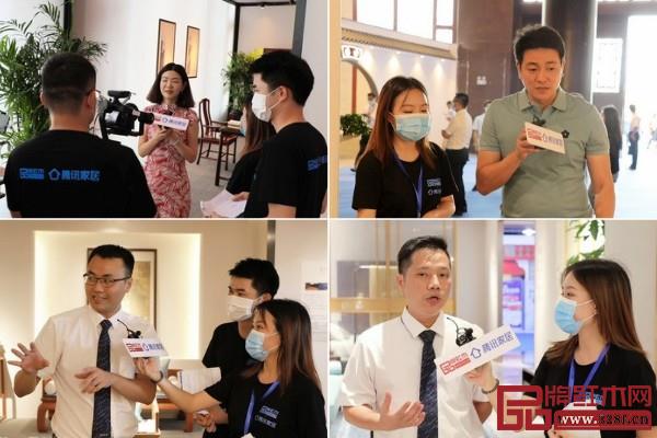 騰訊家居紅木主播“云端”直播逛展 騰訊家居紅木主播“云端”直播逛展