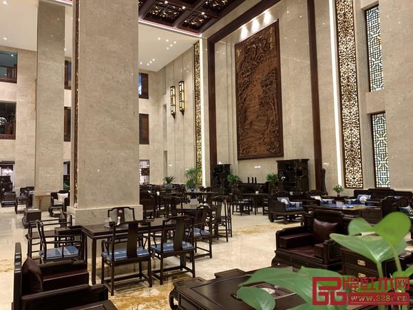 富萬家中式整裝展廳一角 富萬家中式整裝展廳一角