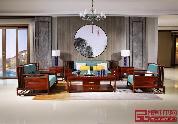 越府紅木新中式家具外觀時尚雅致，深受消費者喜愛