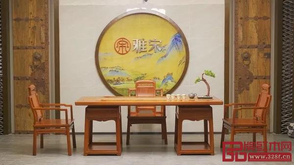 雅宋紅木《1.98米宋氏茶臺》榮獲“好好喝茶”之茶室系列·精品金獎 雅宋紅木《1.98米宋氏茶臺》榮獲“好好喝茶”之茶室系列·精品金獎