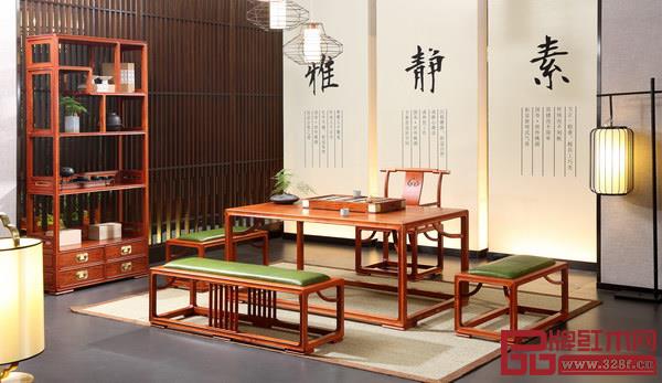 國(guó)壽紅木《明軒茶臺(tái)》 國(guó)壽紅木《明軒茶臺(tái)》