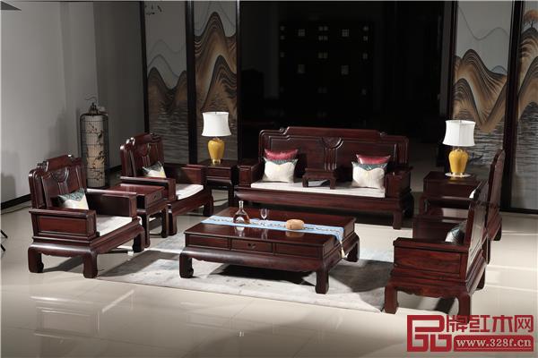 喜迎紅紅木:絨毛黃檀沙發(fā) 喜迎紅紅木:絨毛黃檀沙發(fā)