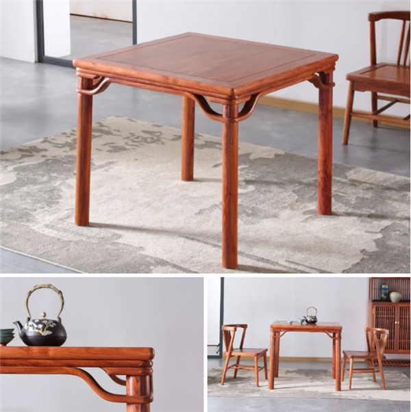 森木家具八仙桌整體造型簡潔利落