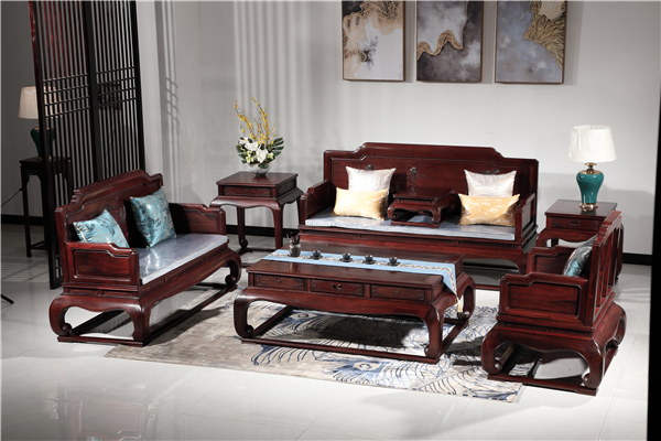 喜迎紅紅木產(chǎn)品全部使用水性漆