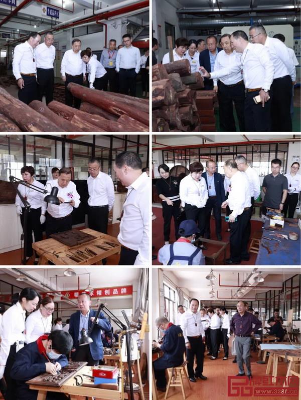 領(lǐng)導(dǎo)嘉賓參觀御乾堂工廠 領(lǐng)導(dǎo)嘉賓參觀御乾堂工廠