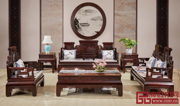 名典紅木《東非黑酸枝卷書沙發(fā)》 名典紅木《東非黑酸枝卷書沙發(fā)》